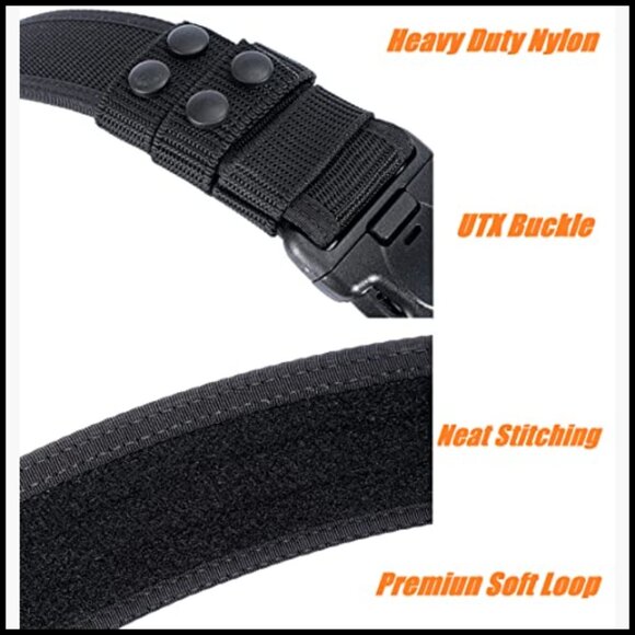 Tactical Duty Belt Law Enforcement Police Security Patrol Nylon main image 6